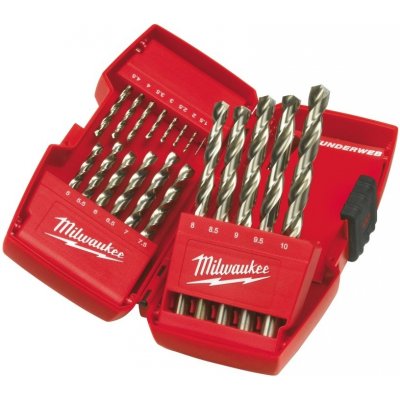 Sada 19ks vrtáků 1-10mm na kov Thunderweb Milwaukee 4932352374 – Zbozi.Blesk.cz