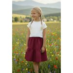 Glara Lotika dívčí lněná sukně Lesní vánek 1180051 – Hledejceny.cz