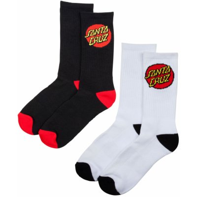 Santa Cruz ponožky Classic Dot Sock 2 Pk Assorted – Zboží Mobilmania