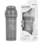 Twistshake Kojenecká láhev AntiColic Pastel Šedá 260ml – Zboží Mobilmania