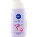 Nivea Kids Girl 2v1 sprchový gel a šampon 500 ml – Zboží Dáma