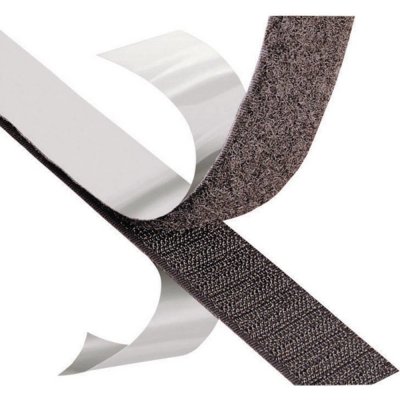 3M SJ 3526N pásek se suchým zipem, lepicí, háčková část, (d x š) 1000 mm x 25 mm, černá, metrové zboží – Hledejceny.cz