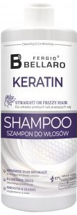 Fergio Bellaro Keratin šampon pro rovné a krepaté vlasy 500 ml