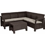 Keter Corfu Relax set hnedá / béžová – Zboží Dáma