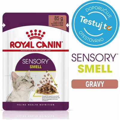 Royal Canin Sensory Smell gravy 12 x 85 g – Hledejceny.cz
