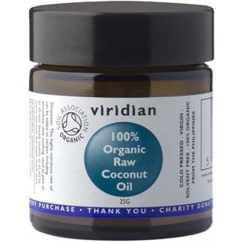 Viridian 100% Organický kokosový olej 25 g