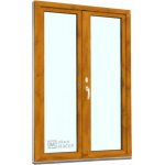 Kömmerling balkonové dveře 70 AD O+OS klapačka levé winchester/bílá 120 x 210 cm oboustranná klika + FAB + hliníkový práh – Hledejceny.cz