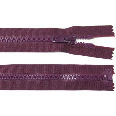 Kostěný zip no.5 rozepínací 85cm bundový color: 580 švestková – Hledejceny.cz