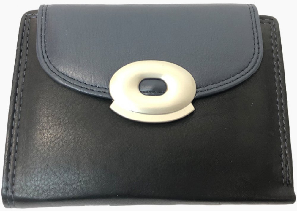 Tillberg malá kožená dámská peněženka Tmavomodrá – Zboží Dáma