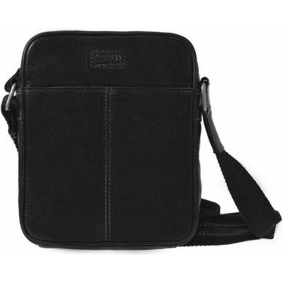 Segali pánská kožená taška přes rameno SG-7018 černá – Zboží Mobilmania