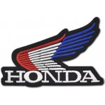 Moto nášivka Honda Wing Tricolor 9 cm x 6 cm – Zboží Dáma