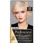 L'Oréal Féria Preférence 102 velmi velmi světlá blond duhová – Sleviste.cz