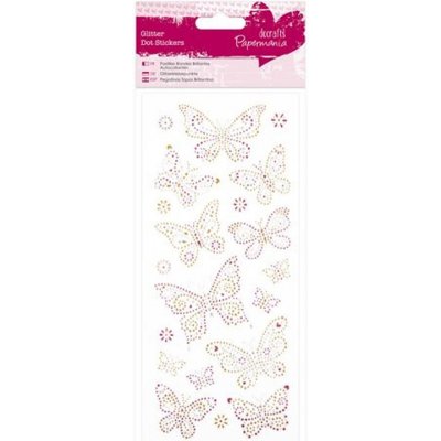 WEST DESIGN Samolepky třpytivé Motýli – Zbozi.Blesk.cz