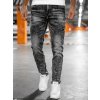 Pánské džíny Bolf pánské džíny regular fit s páskem 30049S0 černé