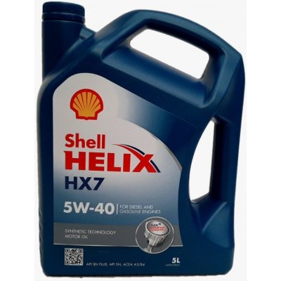 Shell Helix HX7 5W-40 5 l – Zboží Mobilmania