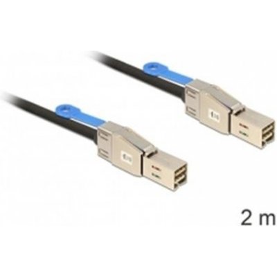 Delock 83395 Kabel Mini SAS HD x 4 SFF 8644 samec ; Mini SAS HD x 4 SFF 8644 samec 2 m – Zboží Mobilmania