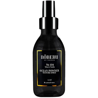 Noberu Ocean Powder Texture Spray Tobacco Vanilla Slaný sprej s pudrem na vlasy 150 ml