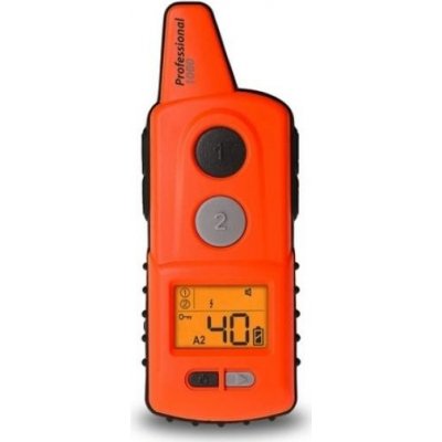 Dog Trace Vysílač k elektronickému obojku DOG TRACE d-control professional 1000 oranžový s LCD displejem dosah 1000 – Hledejceny.cz