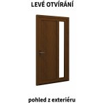 ALUPLAST ořech/bílé 12 Levé 85 x 200 – Zbozi.Blesk.cz