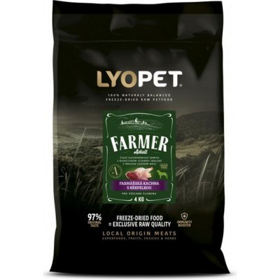 Lyopet Farmer Adult kachna s křepelkou bezobilné 4 kg – Zbozi.Blesk.cz