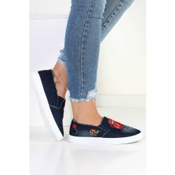 DoAndBe Džínové slip on tenisky 3681NA