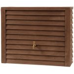 MEVA Zásobník na dešťovou vodu WOODY WALL tmavě hnědá, Objem: 350 l – Zboží Mobilmania