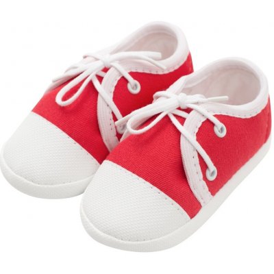 New Baby kojenecké capáčky tenisky červené – Zboží Mobilmania