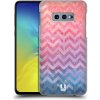 Pouzdro a kryt na mobilní telefon Samsung Pouzdro Head Case Samsung Galaxy S10e Pink Chevron