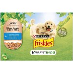 Purina Friskies pes Junior KUŘECÍ / mrkev 4 x 100 g – Sleviste.cz