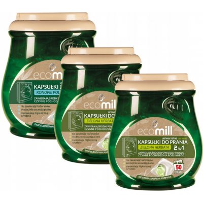 Ecomill bio univerzální prací kapsle mix 3 x 50 PD