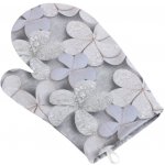 Bellatex Kuchyňská chňapka šedý květ chňapka 28x18 cm – Sleviste.cz