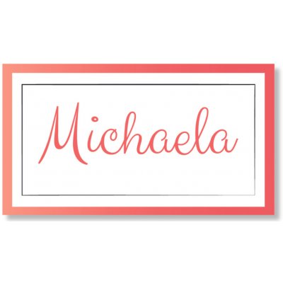 Personal Personal Jmenovka na stůl - Srdíčko Zvolte množství: od 11 ks do 30 ks – Zboží Dáma