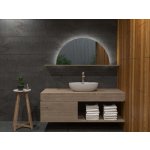 Artalo Atypické LED zrcadlo do koupelny A3 130 x 50 cm – Zboží Dáma