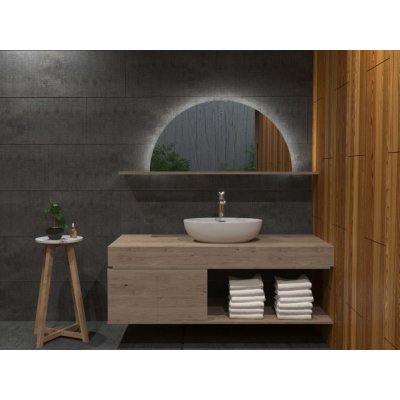 Artalo Atypické LED zrcadlo do koupelny A3 130 x 50 cm – Zboží Dáma