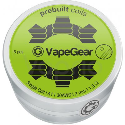 VapeGear předmotané spirálky Single coil A1 1.5ohm – Zboží Dáma