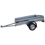 EBECO N5 - Jednonápravový sklápěcí NEBRZDĚNÝ přívěs - zesílená náprava do 1350 kg - 40cm BOČNICE | Zboží Auto