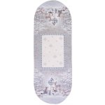 Tegatex Vánoční gobelínový ubrus chenille zvířátka u krmítka 40x100 cm ovál – Zboží Mobilmania