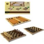 Šachy, Dáma, Backgammon 29 x 29cm – Zboží Živě