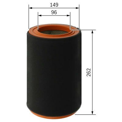 Vzduchový filtr BOSCH F 026 400 736 – Hledejceny.cz