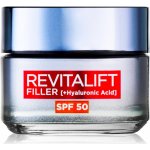 L'Oréal Revitalift Filler Anti ageing cream SPF50 pleťový krém 50 ml – Hledejceny.cz