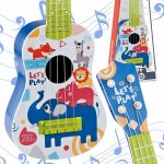 Woopie klasická kytara modrý – Zboží Mobilmania
