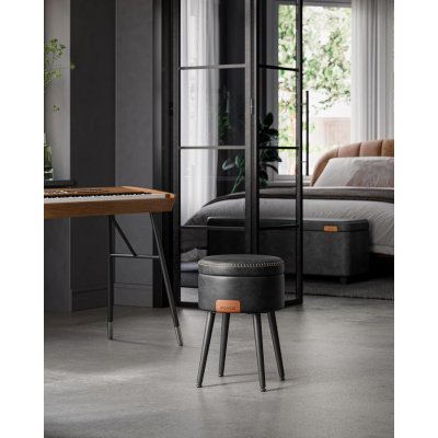 VASAGLE Taburet EKHO s úložným prostorem černý – Zboží Dáma VASAGLE Taburet EKHO s úložným prostorem černý – Zboží Dáma