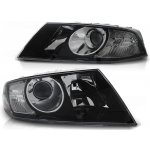 Přední světlomety, světla, lampy s čočkou Škoda Octavia 2, 2004-2008, černé black – Zbozi.Blesk.cz