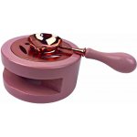 Creatissimo set stojánku a lžičky k pečetění růžová 82344 – Zboží Mobilmania