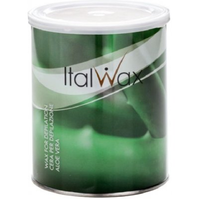 ItalWax Vosk depilační v plechovce Aloe vera 800 ml