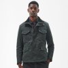 Pánská bunda Barbour Emble Wax Jacket Sage