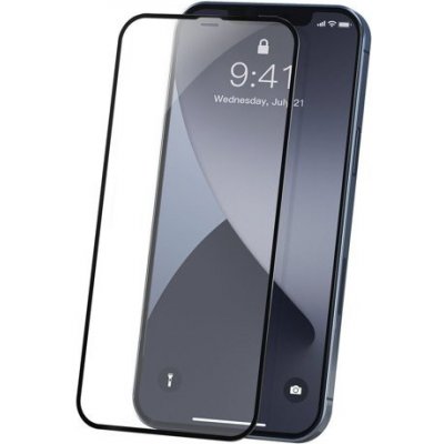 Baseus 2x 3D Tvrzené sklo Apple iPhone 12 Pro Max černé 26073 – Zboží Živě