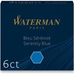 Waterman Inkoustové bombičky krátké omyvatelné modré 1507/7520120 6 ks – Sleviste.cz