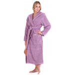 Athena dlouhý župan kapucí 4605 světlá bezinka – Zboží Dáma