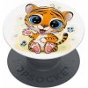 Držák na mobil PopSockets PopGrip Basic Happy Cat 70113